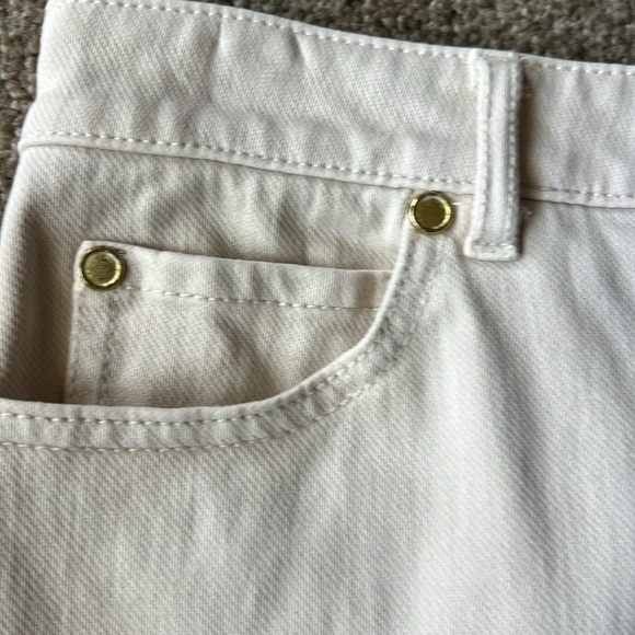 J. McLaughlin Vanilla Cream Denim Skirt - 8 - Picture 9 of 12